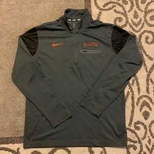 Vintage MLB Nike Giants Long Sleeve Quarter Zip Jacket